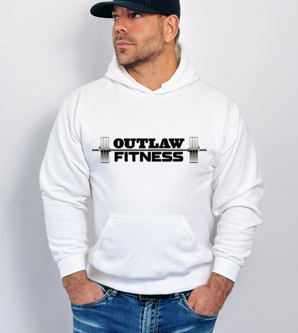 Outlaw fitness barbell hoodie