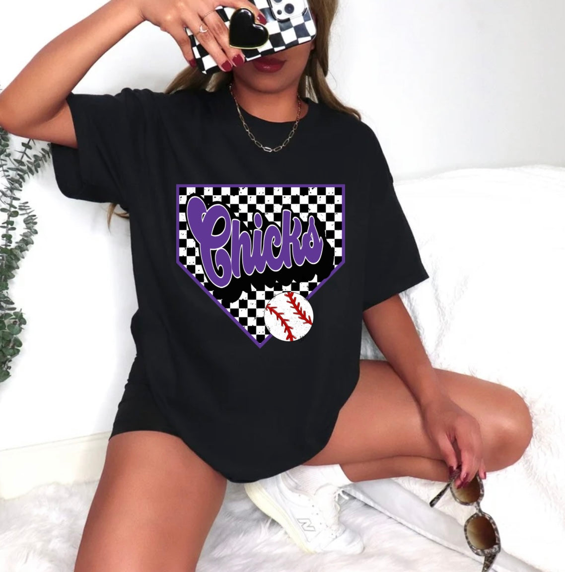 Chicks checkered home plate