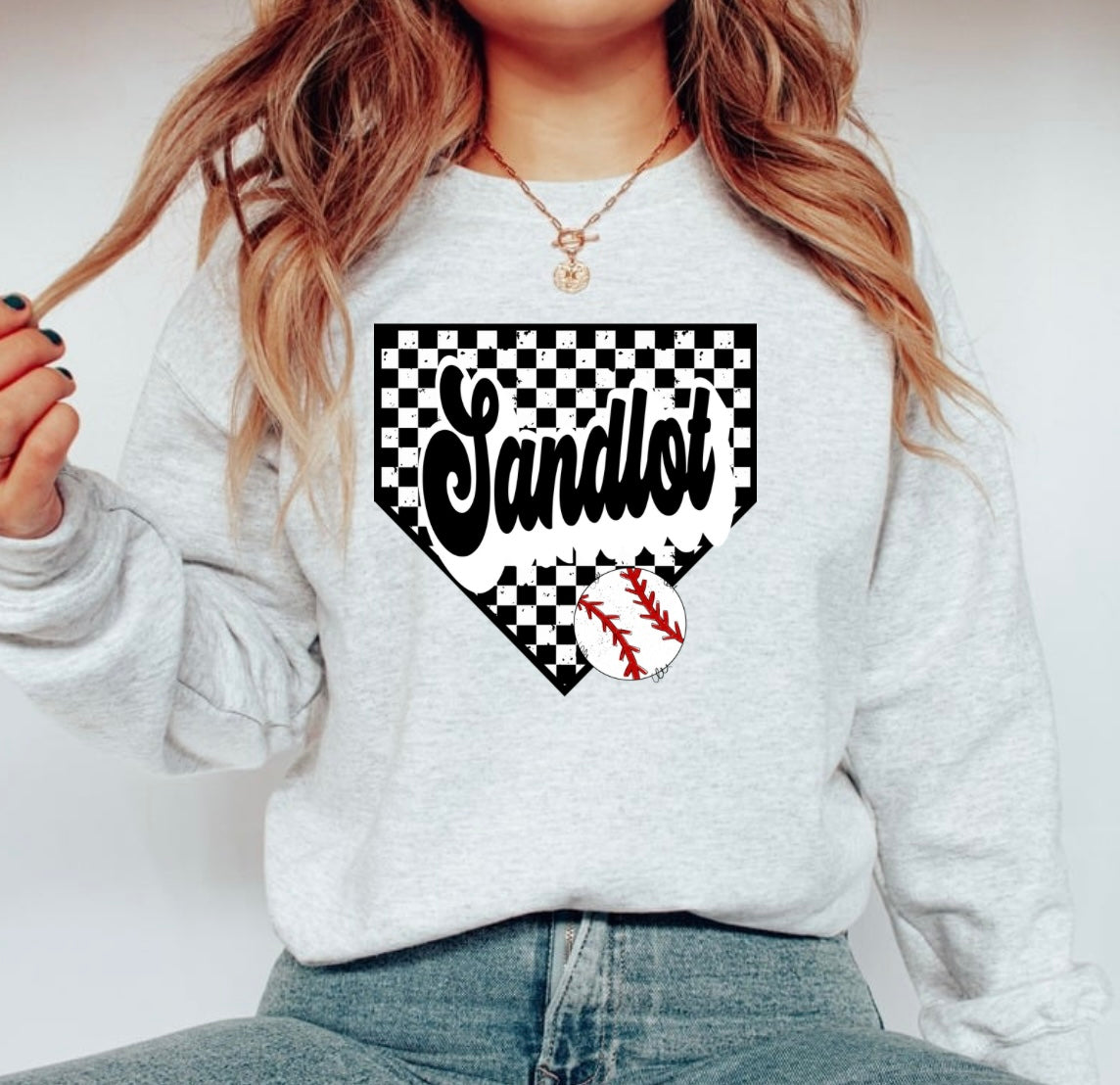 Sandlot checkered home plate