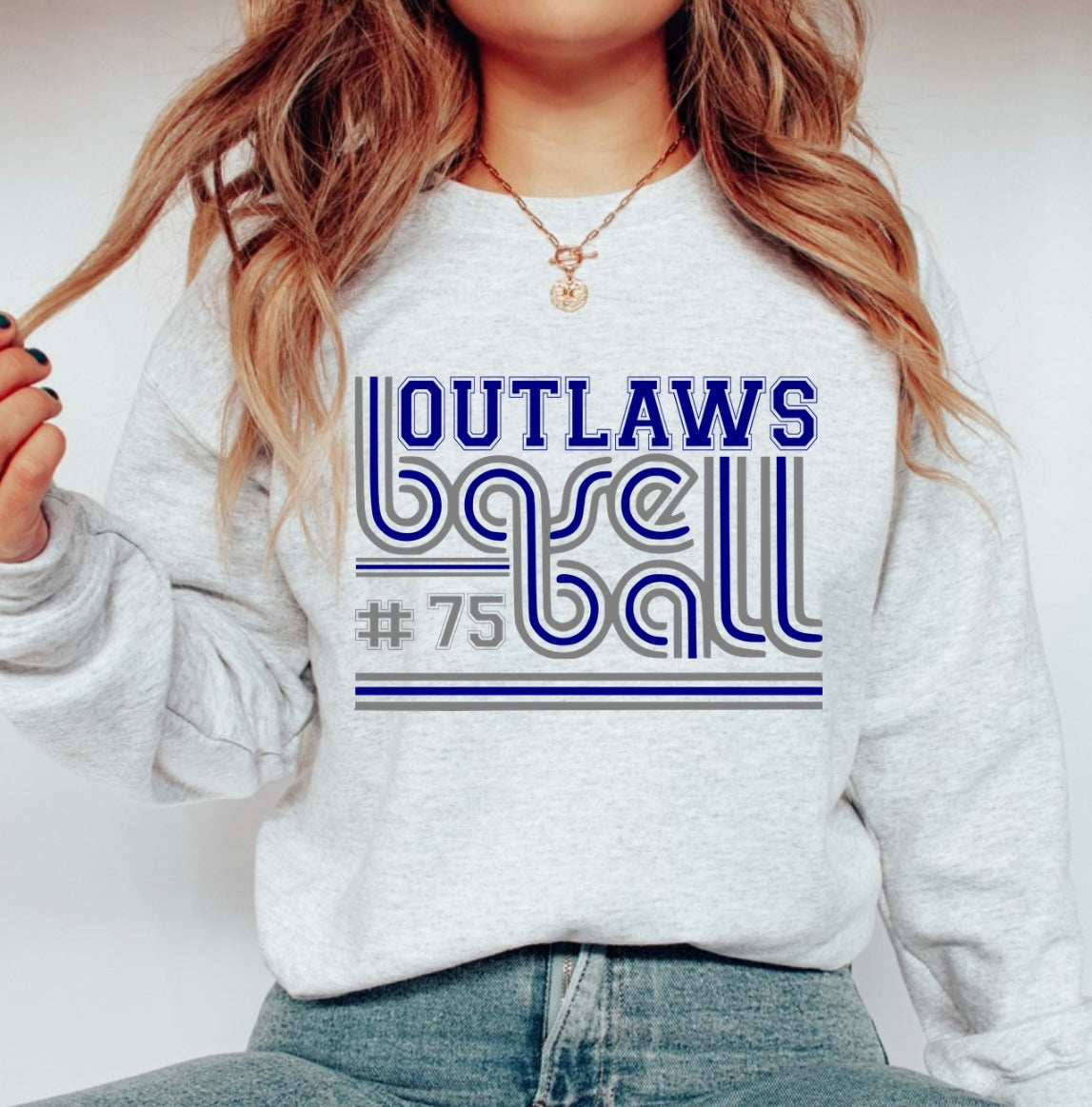 Custom outlaws baseball