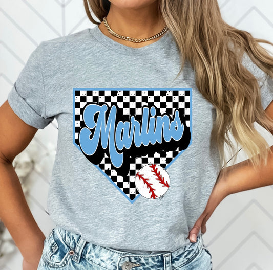 Marlins checkered home plate