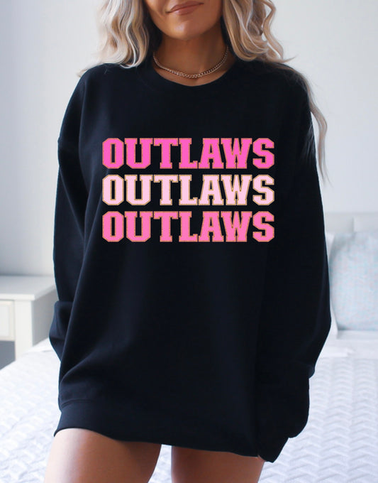 Outlaws stacked pink