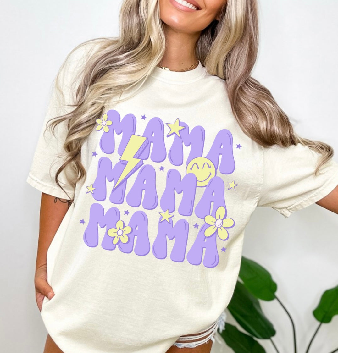 Retro mama purple