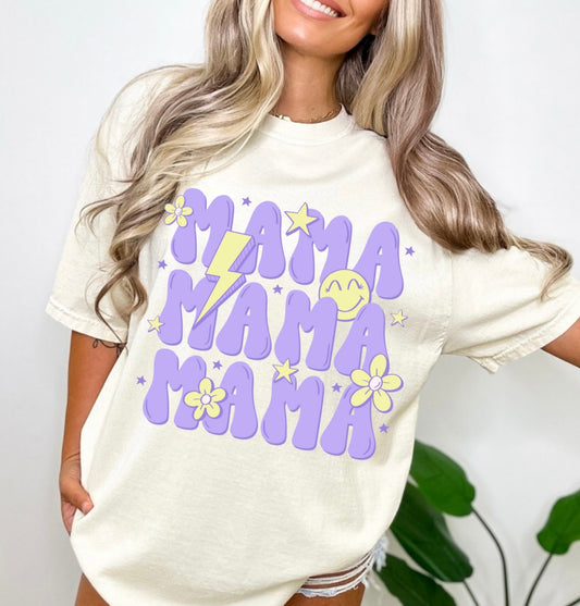 Retro mama purple