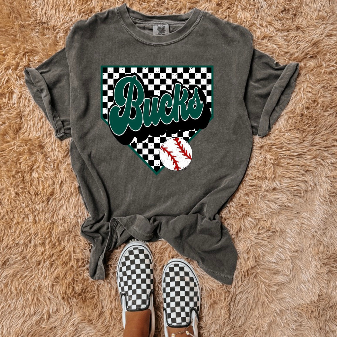 Bucks checkered home plate