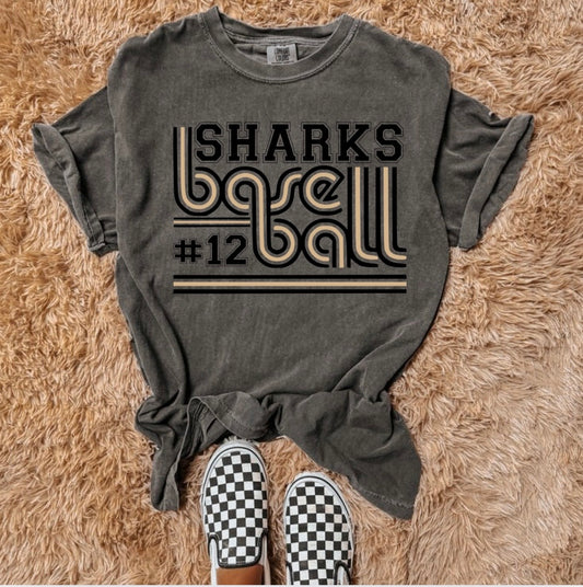 Custom sharks baseball
