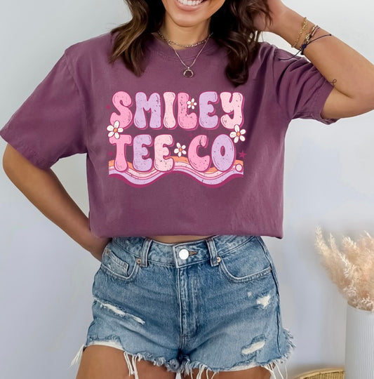 Smiley tee co wave