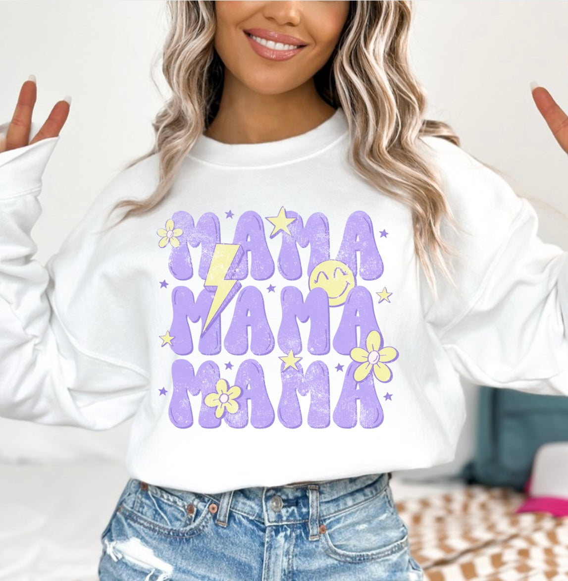 Retro mama purple