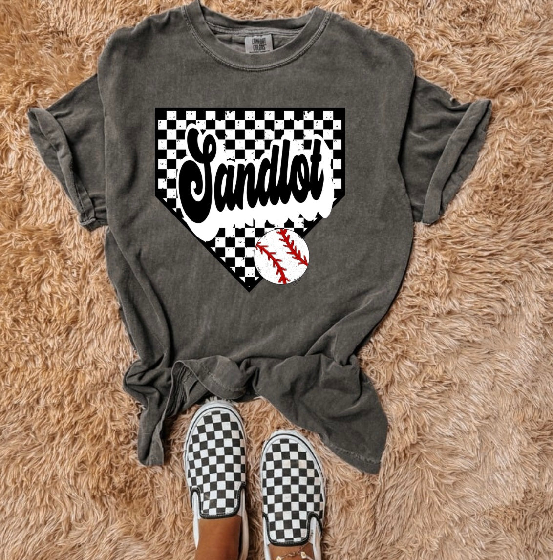 Sandlot checkered home plate