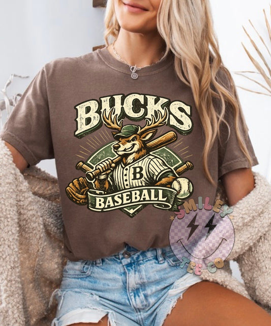 Vintage bucks baseball