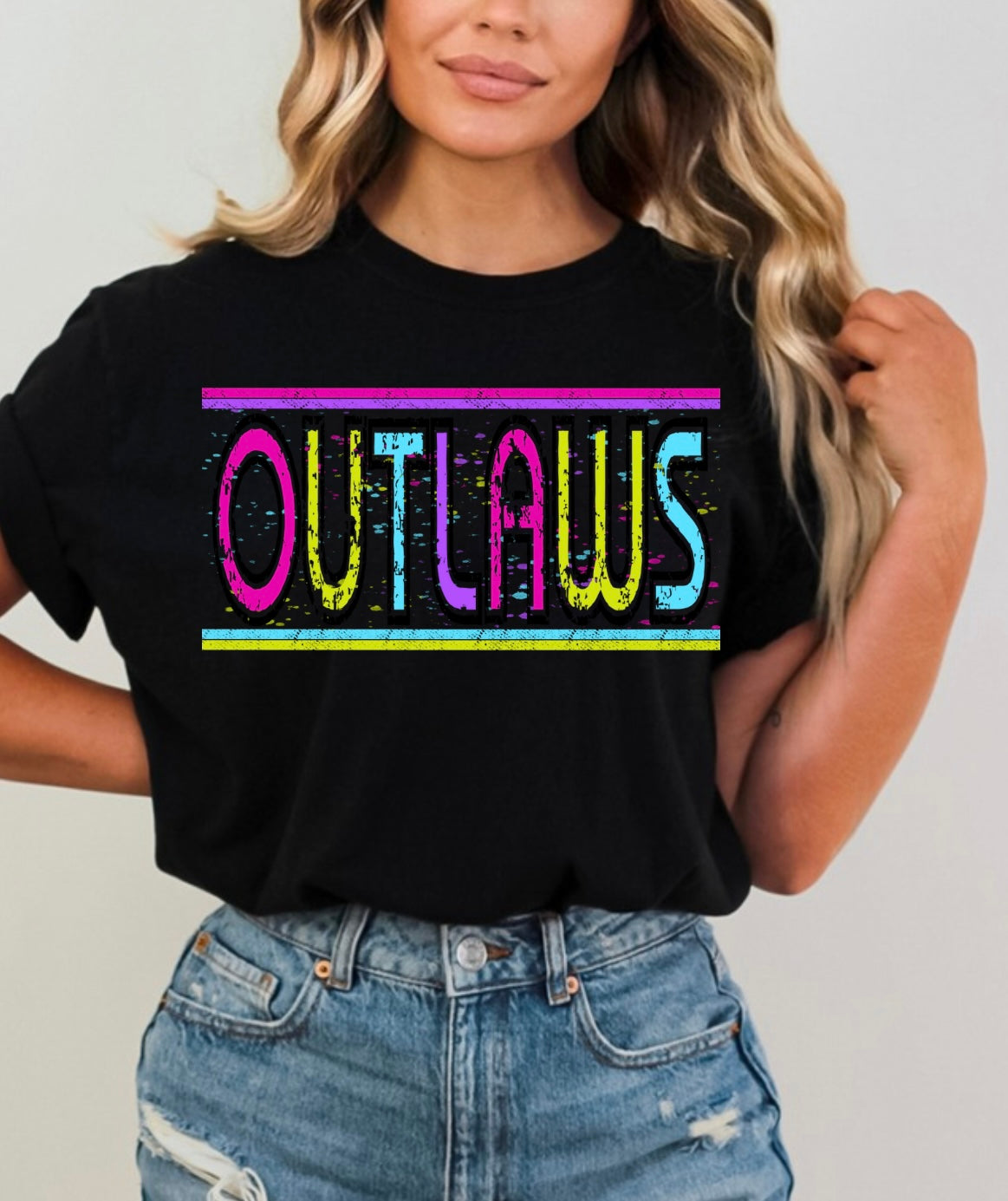 Neon splatter outlaws