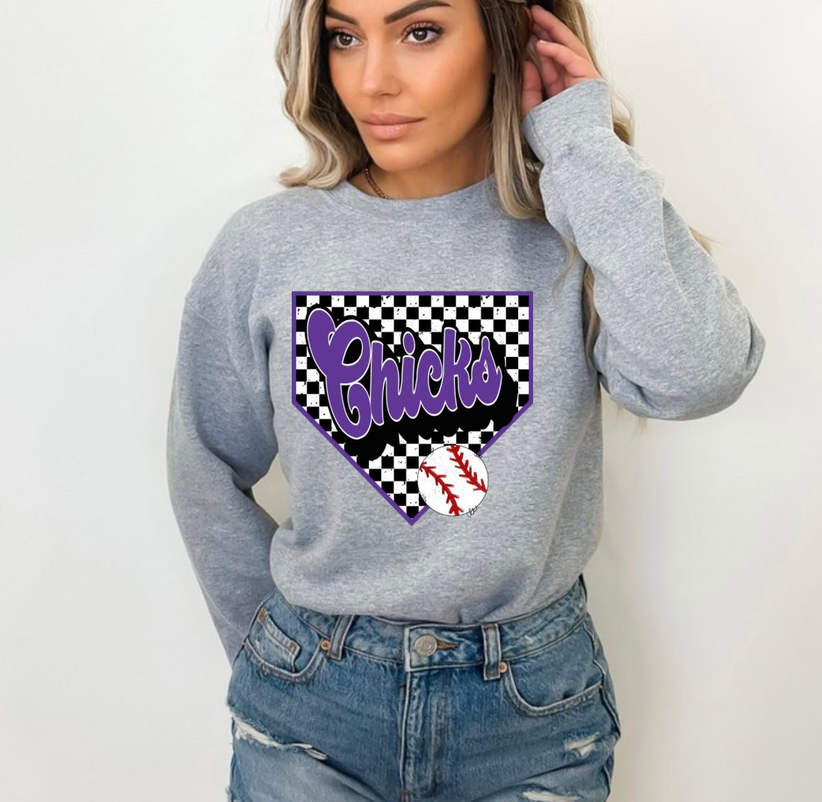 Chicks checkered home plate