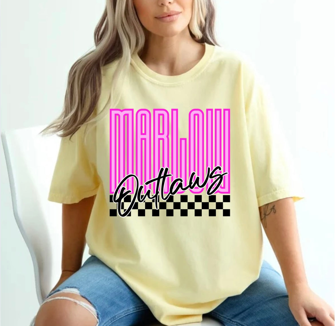 Neon pink MARLOW