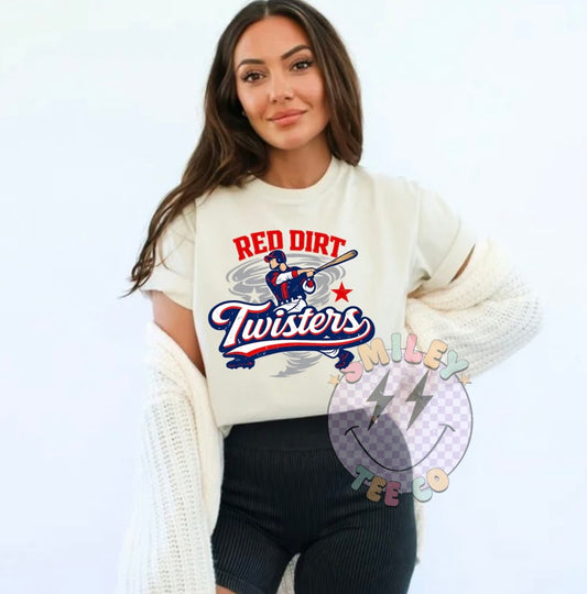 Red dirt twisters vintage baseball