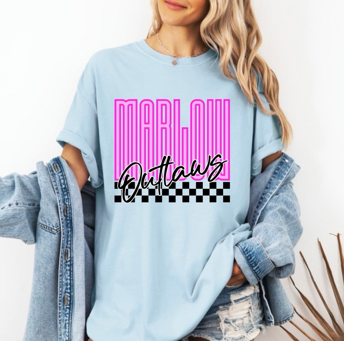 Neon pink MARLOW