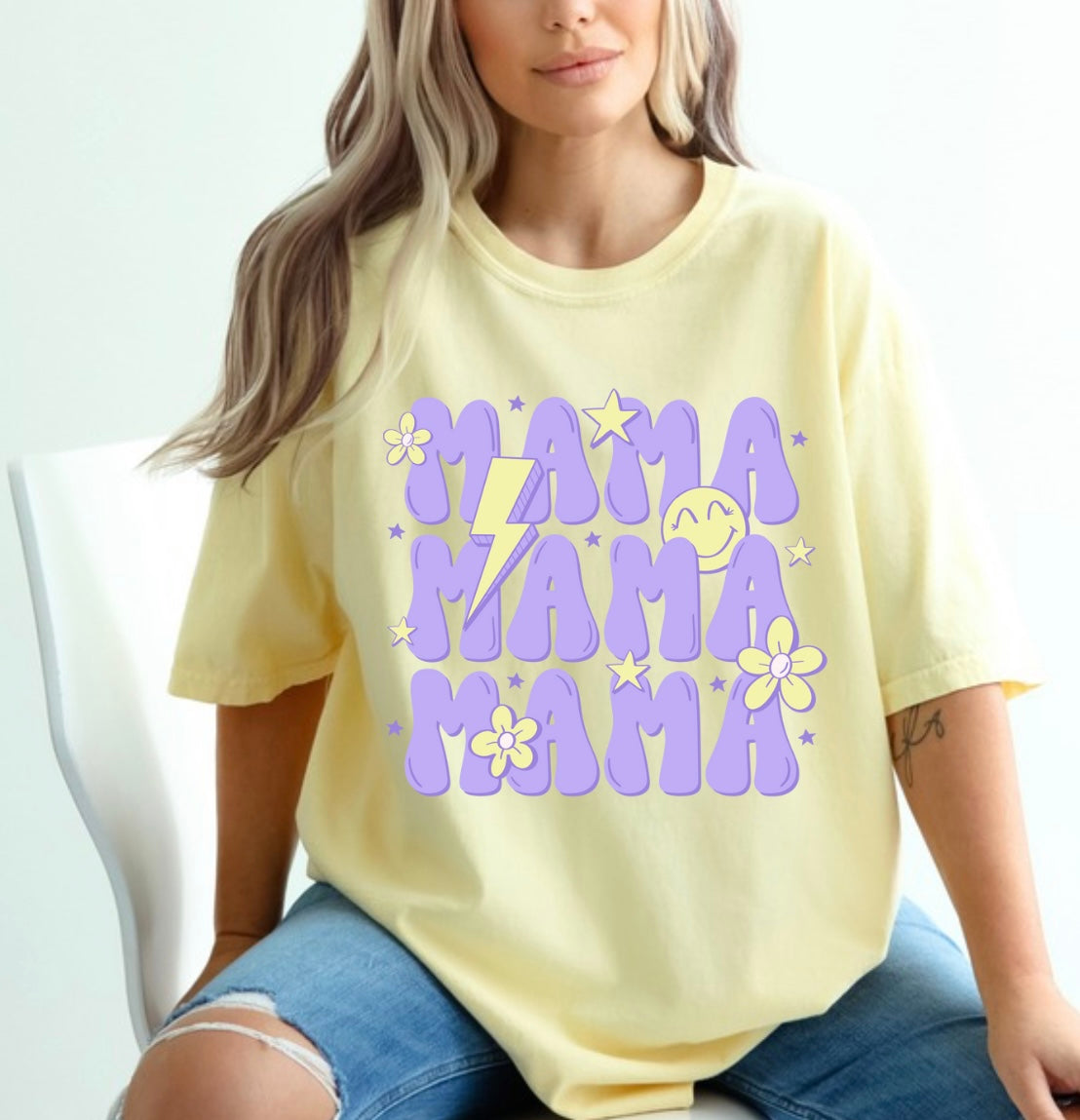 Retro mama purple