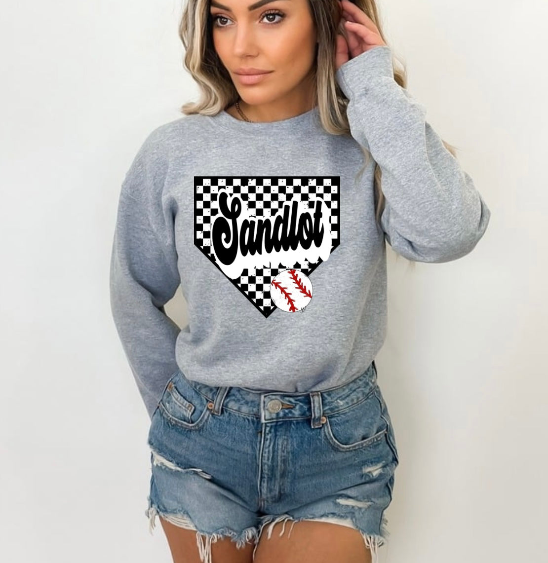 Sandlot checkered home plate