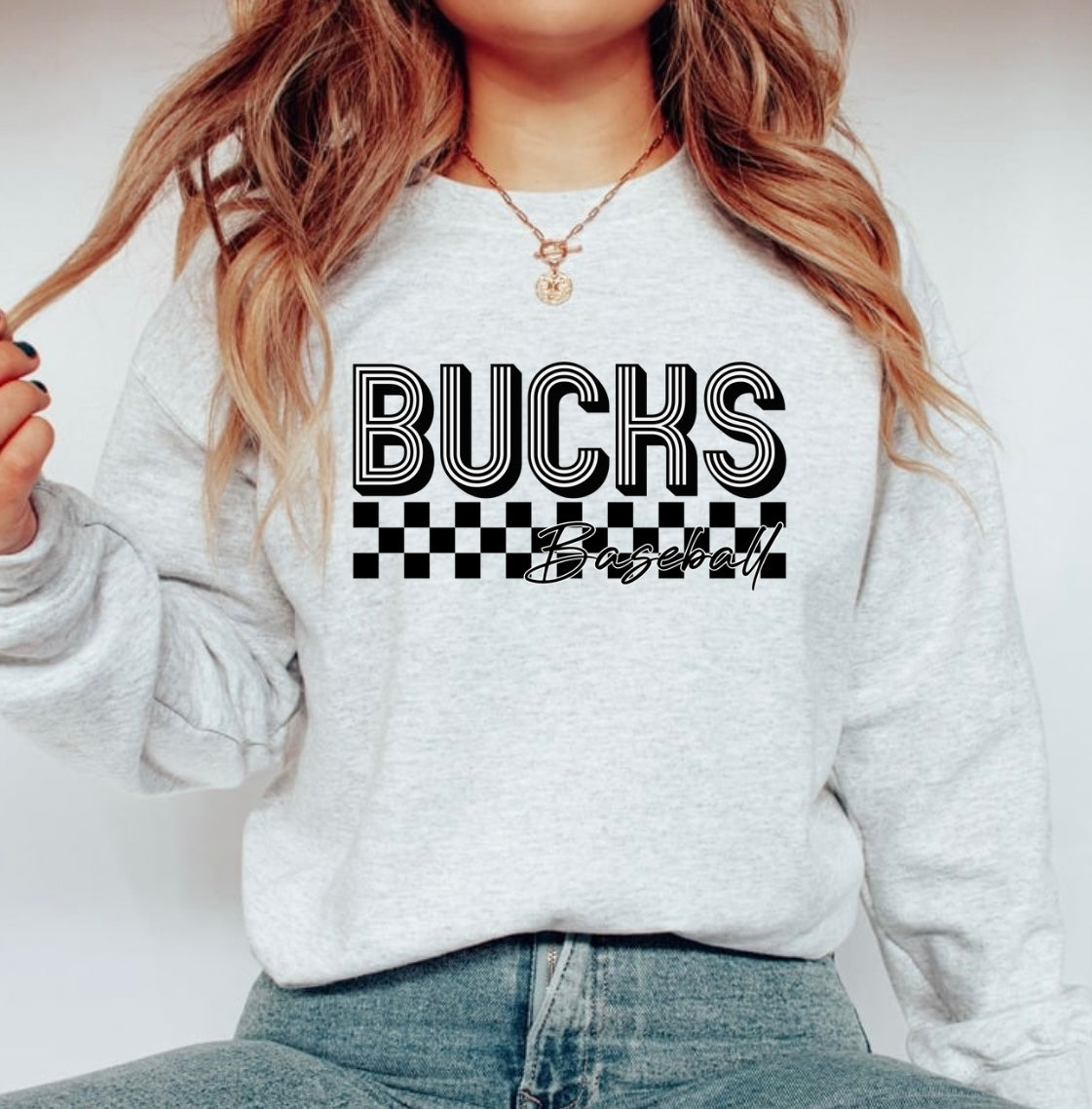 Bucks stripes & checkered baseball