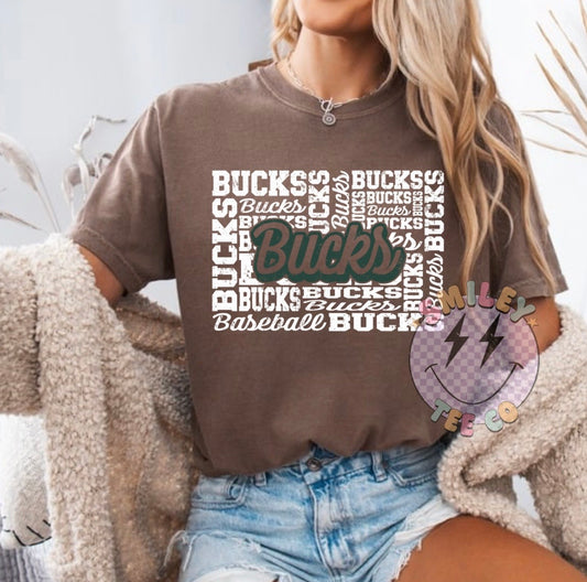 Bucks baseball collage