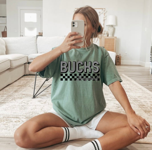 Bucks stripes & checkered baseball