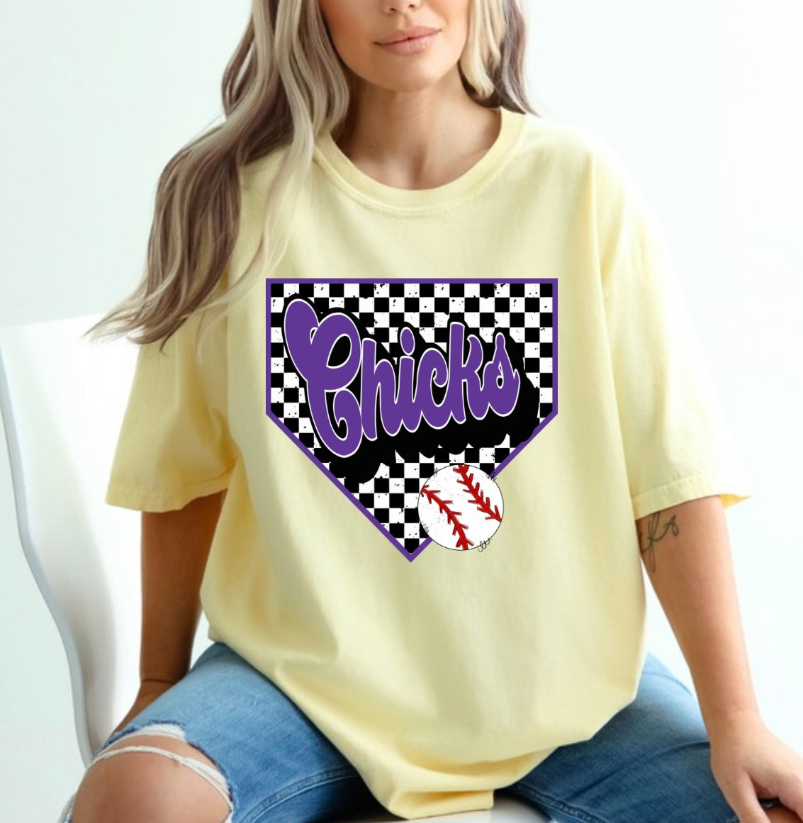 Chicks checkered home plate