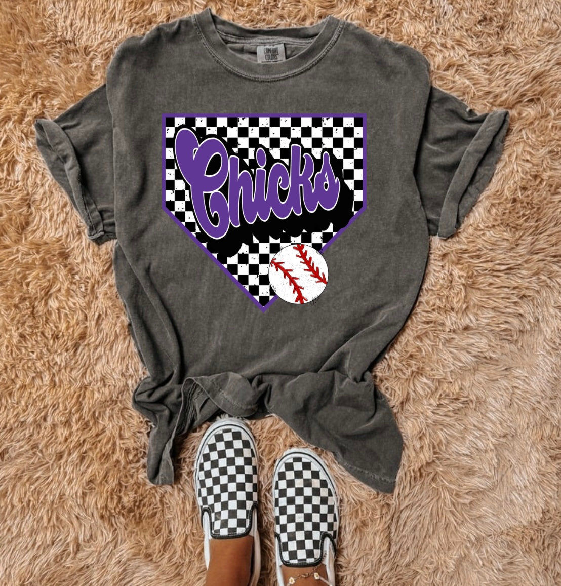 Chicks checkered home plate