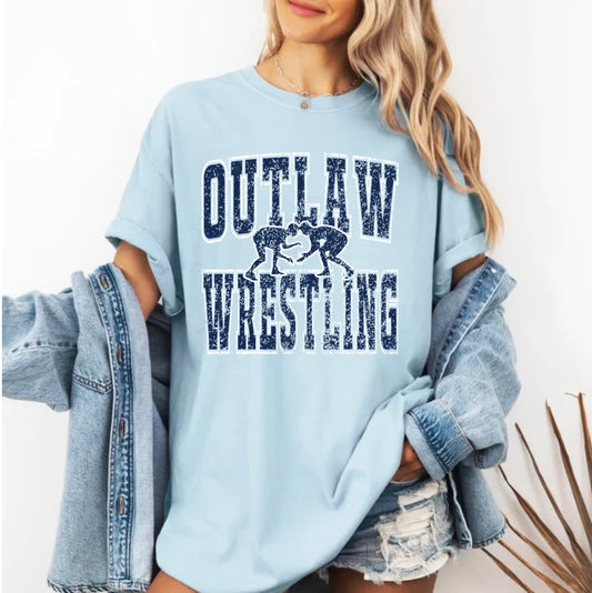 Vintage grunge outlaw wrestling