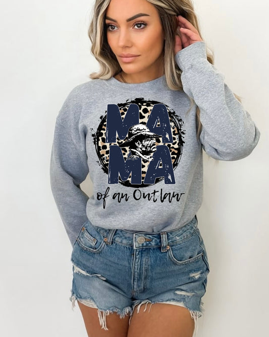 Mama of an Outlaw (Navy Font)